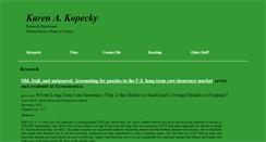 Desktop Screenshot of karenkopecky.net